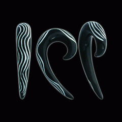 Inlaid horn tribal hooks ::IHT23::